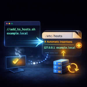 Add to local hosts table