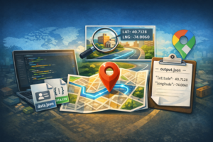 Geocode addresses with Google Maps