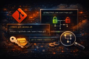 Check access to git repo