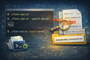 Find commands executed in history