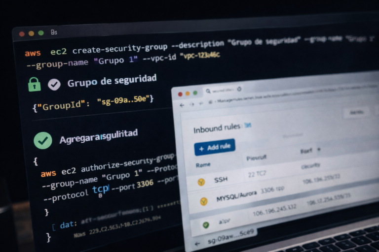 Crear y personalizar la configuración de seguridad para EC2 en AWS