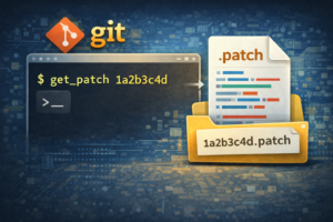 Save commit to .patch file
